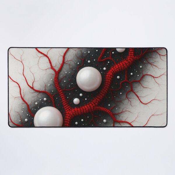 Item preview, Crimson Veins and Pearls designed and sold by Kaleidoscope Print.