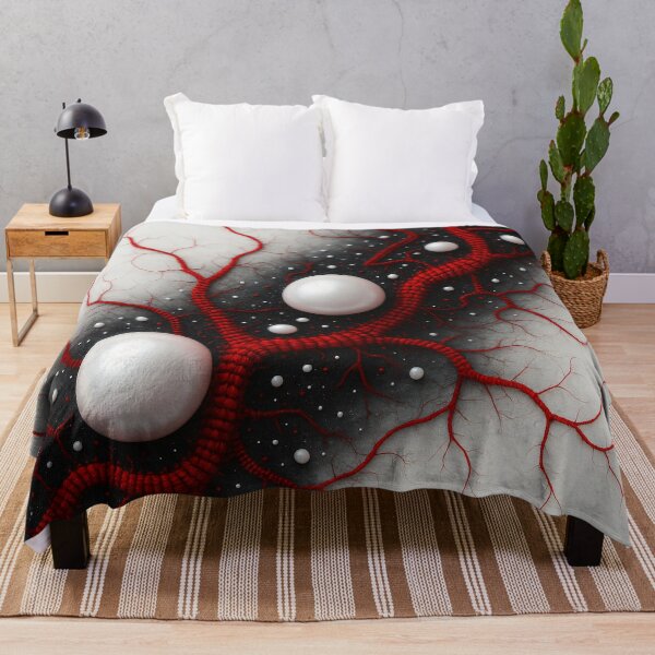 Item preview, Crimson Veins and Pearls designed and sold by Kaleidoscope Print.