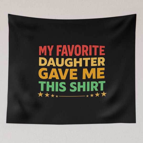 Item preview, My Favorite Daughter Gave Me This Shirt Grunge Retro designed and sold by flagylART.