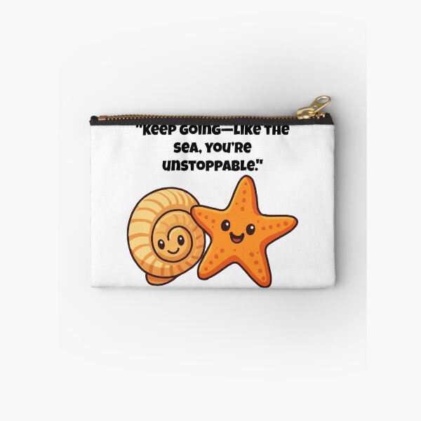 Item preview, Seashell & Starfish – Small but Unstoppable designed and sold by Latitude 1°N.