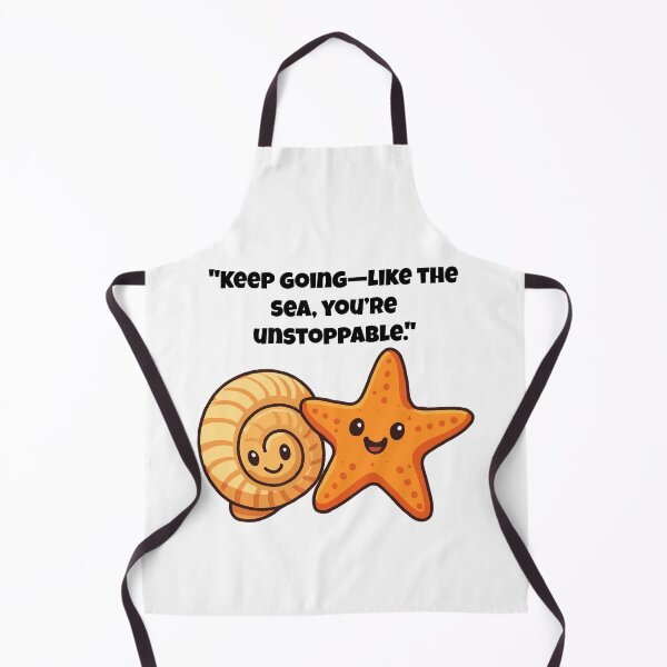 Item preview, Seashell & Starfish – Small but Unstoppable designed and sold by Latitude 1°N.