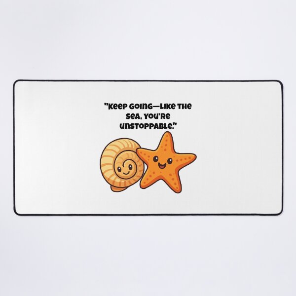 Item preview, Seashell & Starfish – Small but Unstoppable designed and sold by Latitude 1°N.