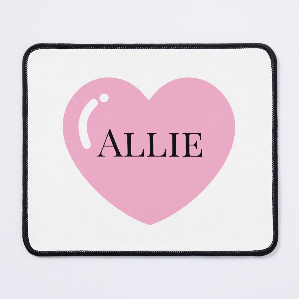 Item preview, Nombre Allie con corazón rosa designed and sold by Monika Howarth.