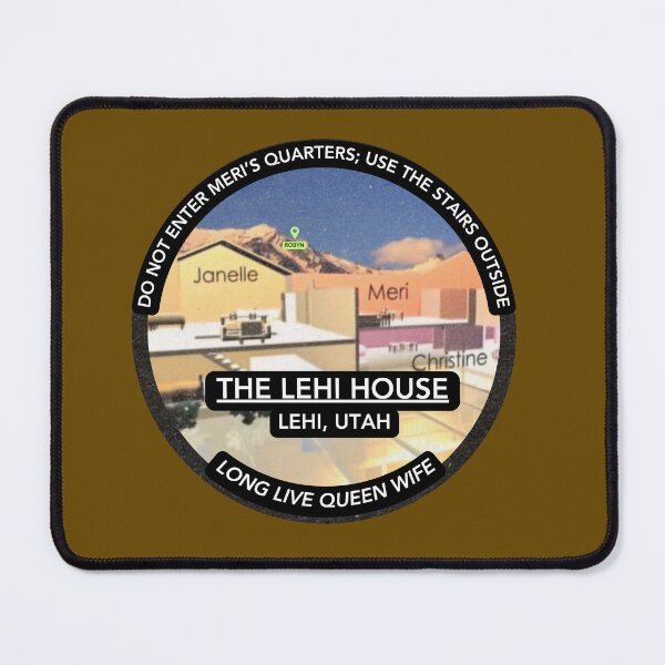 Item preview, Basement-to-Queen Hierarchy | Lehi House Polygamy Family Print designed and sold by Parasocialite.