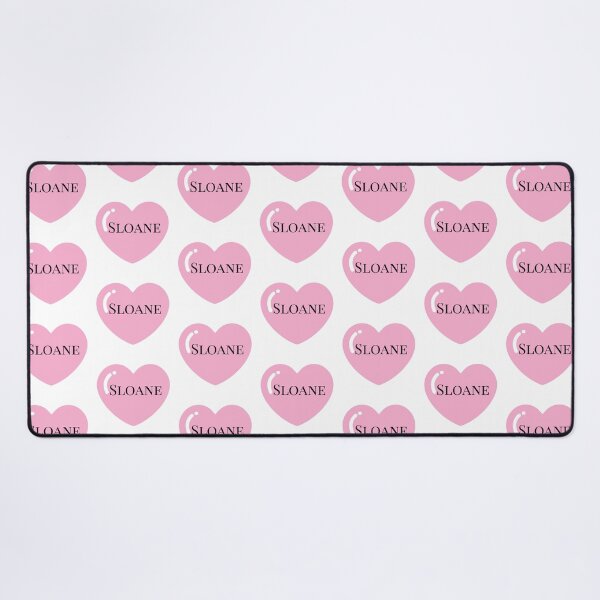 Item preview, Sloane name with Pink Heart  designed and sold by Monika Howarth.