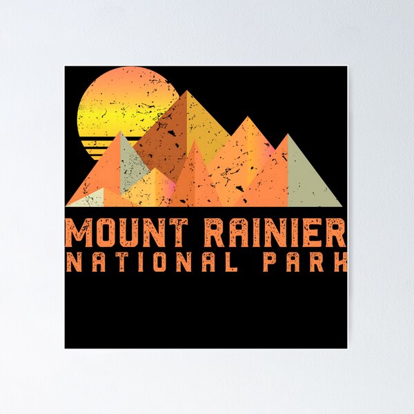 Item preview, Vintage Mount Rainier National Park designed and sold by Stroblesamuel.