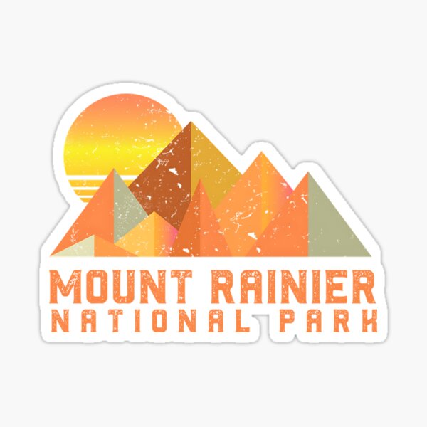 Item preview, Vintage Mount Rainier National Park designed and sold by Stroblesamuel.