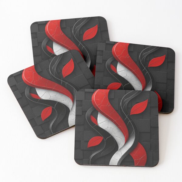 Item preview, Crimson Flow designed and sold by Kaleidoscope Print.