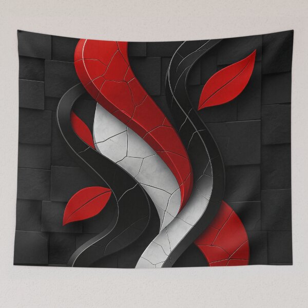 Item preview, Crimson Flow designed and sold by Kaleidoscope Print.