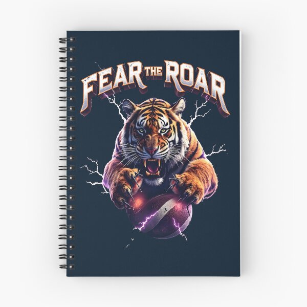 Aperçu de l'œuvre football américain de Clemson Roaring Tiger Gridiron créée et vendue par Uglyandcute.