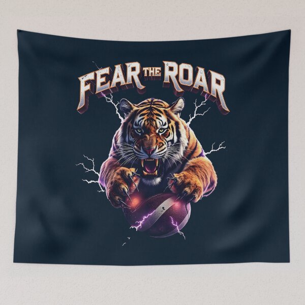 Item preview, clemson football Roaring Tiger Gridiron designed and sold by Uglyandcute.