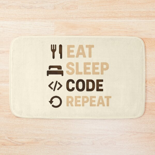 Item preview, Eat Sleep Code Repeat – Funny Programmer Coding Design designed and sold by Chubs.Store.