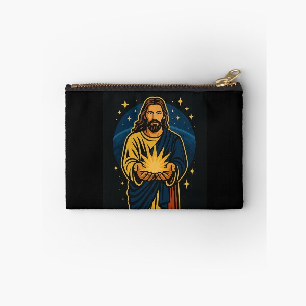 Item preview, Divine Star Bearer - Radiant Jesus Christ Spiritual Celestial Light Illustration designed and sold by AnTartstudios.