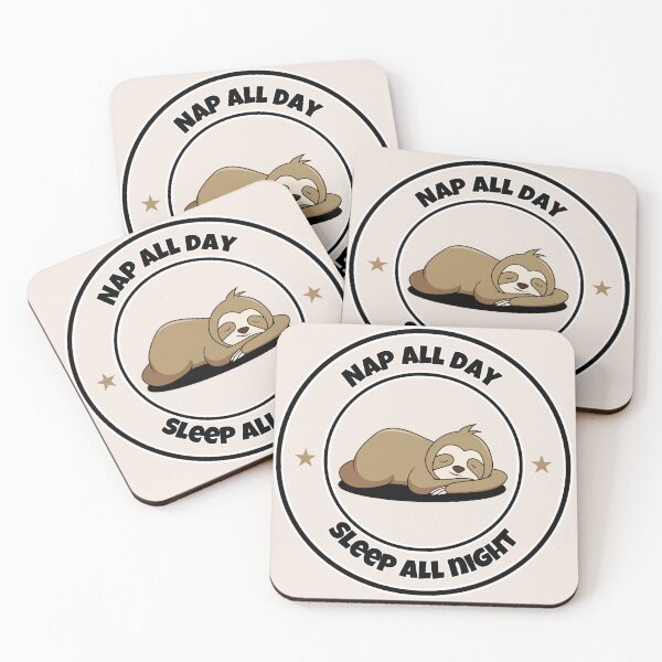 Item preview, Funny lazy Sloth Mode – Nap All Day, Sleep All Night designed and sold by By-soso.