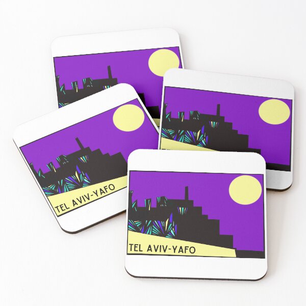 Item preview, Postcard from Yafo  The Oldest Port Purple Sunset designed and sold by French Papyrus Studio.