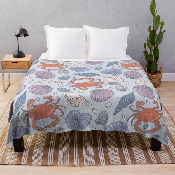 Item preview, Pastel Seashells & Crabs designed and sold by Elizabeth Weglein.