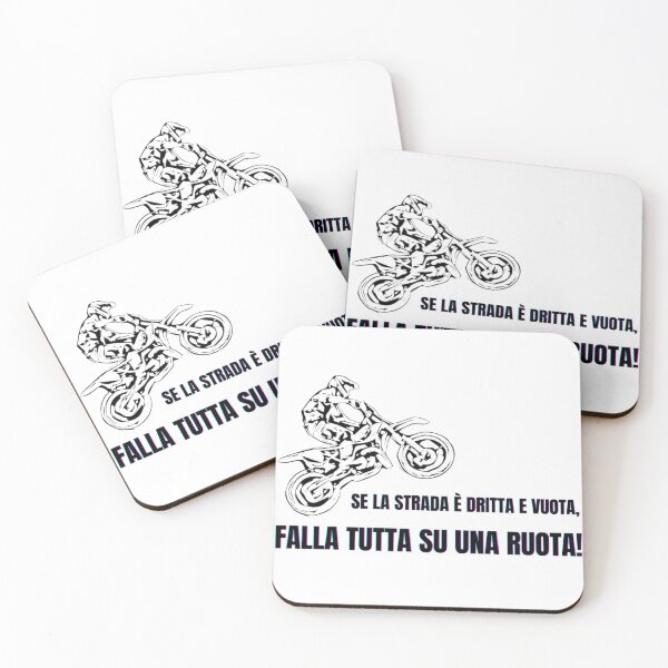 Item preview, SE LA STRADA È DRITTA E VUOTA, FALLA TUTTA SU UNA RUOTA designed and sold by BikerShop66.