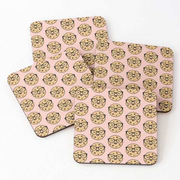 Item preview, Clever Cookie Pattern – Geeky Kawaii Chocolate Chip Cookie designed and sold by Clever Cookie.