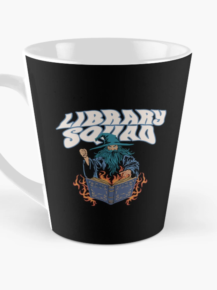Thumbnail 3 of 4, Coffee Mug, Library Squad designed and sold by JavaGraph.