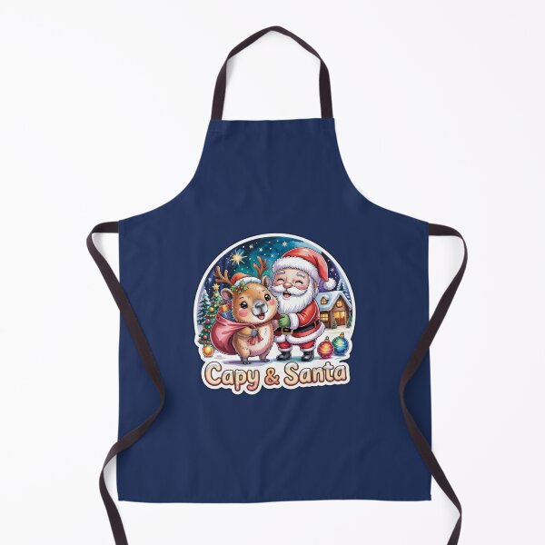 Item preview, Christmas Capybara with Santa | Cute Holiday Animal Sticker designed and sold by Nuist25.