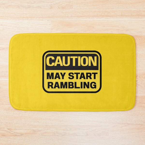 Item preview, Caution: May Start Rambling Funny Witty Quote Sticker for Talkers, Yappers & Storytellers designed and sold by Shanyacreates.