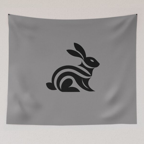 Item preview, Sleek Bunny Silhouette designed and sold by ArtistEmbrace.
