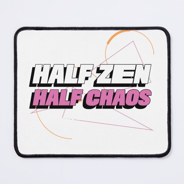 Item preview, Half Zen Half Chaos T-Shirt | Funny Balance Tee designed and sold by snappysloganco.