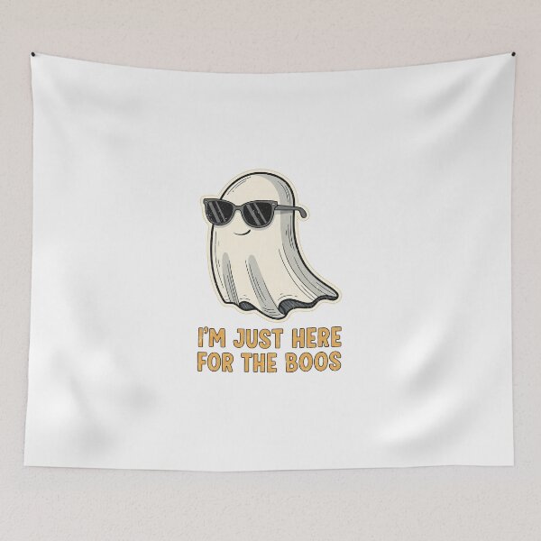 Item preview, Halloween Ghost Just Here for the Boos T-shirt designed and sold by hizenhao.