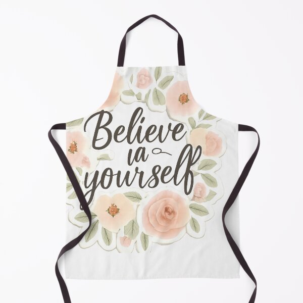 Item preview, Believe In Yourself Floral Motivational Sticker designed and sold by Stickerrwallah.