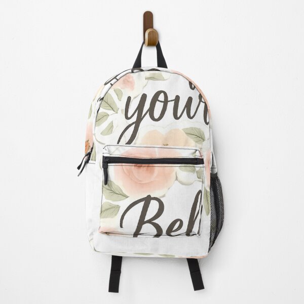 Item preview, Believe In Yourself Floral Motivational Sticker designed and sold by Stickerrwallah.
