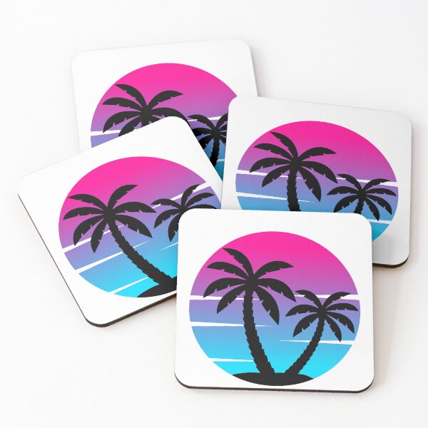 Item preview, Synthwave 2 Sunset with Palm Trees 80s 90s designed and sold by TermaalMedia.