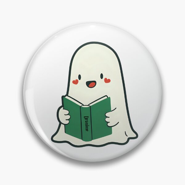 Item preview, Cute Ghost Reading a Book designed and sold by Nomuradi.