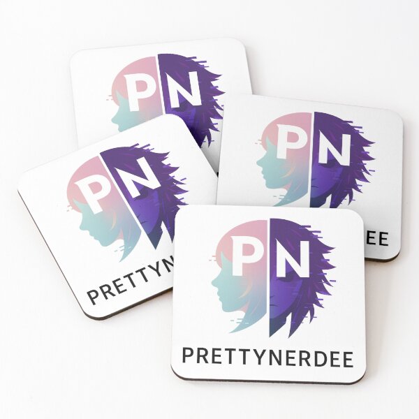 Item preview, PrettyNerdee Glitchpunk Split Face Logo – Vaporwave Cyberpunk Anime Aesthetic designed and sold by PrettyNerdee.