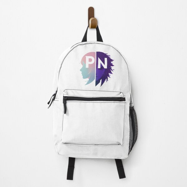 Item preview, PrettyNerdee Glitchpunk Split Face Logo – Vaporwave Cyberpunk Anime Aesthetic designed and sold by PrettyNerdee.