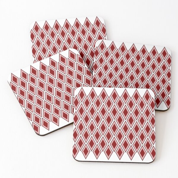 Item preview, red diamond pattern designed and sold by plahstudio295.