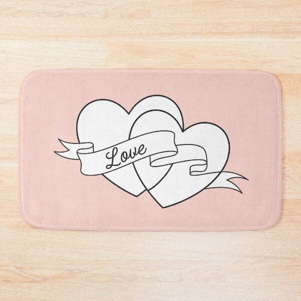 Item preview, Two Intertwined Hearts with Ribbon and Love Quote designed and sold by Owcomm.