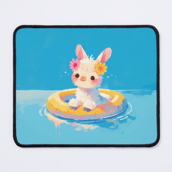 Item preview, Baby Llama on holidays splashing designed and sold by WoollenLlama.