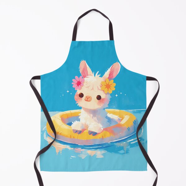Item preview, Baby Llama on holidays splashing designed and sold by WoollenLlama.