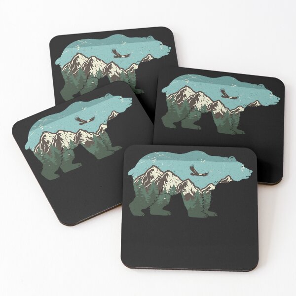 Item preview, Vintage National Park Bear Wildlife Mountains designed and sold by Stroblesamuel.