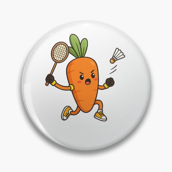 Item preview, Carrot Jump smash designed and sold by CarrotBadminton.