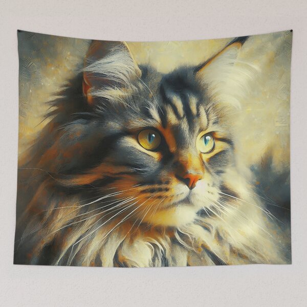 Item preview, Maine Coon Art #8 | Cat Lovers Collection designed and sold by ksgraphics222.