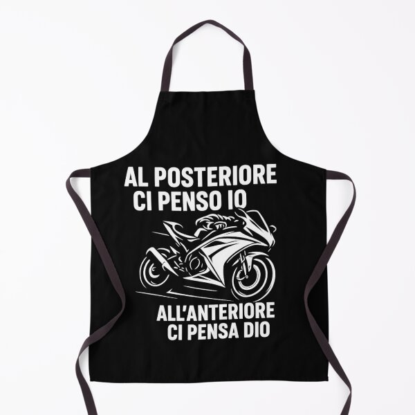 Item preview, AL POSTERIORE CI PENSO IO, ALL'ANTERIORE CI OENSA DIO designed and sold by BikerShop66.