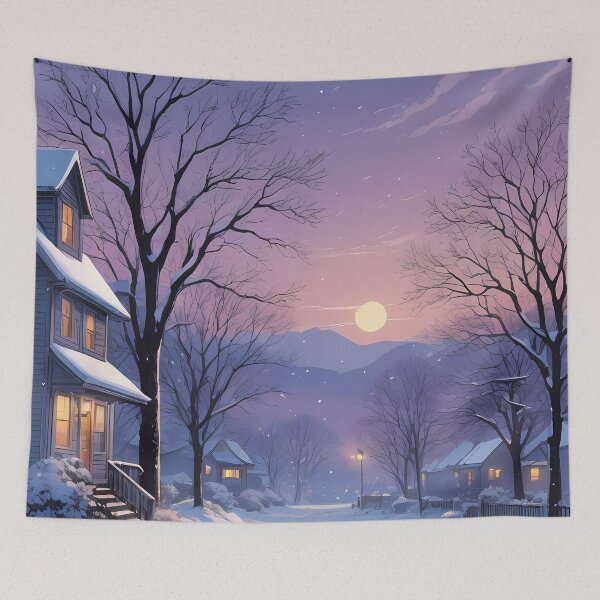 Item preview, Evening Snowfall Magic designed and sold by HorizonHues.