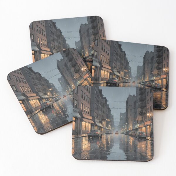 Item preview, Rain-Kissed Streets designed and sold by HorizonHues.