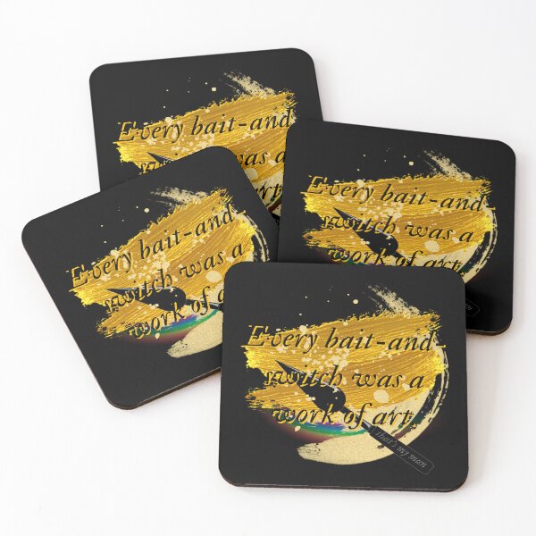Item preview, Was a Work of Art | Golden Lyric Print with Hidden Meanings designed and sold by Parasocialite.