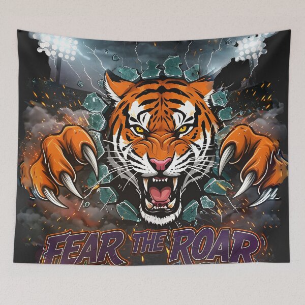 Item preview, clemson football Roaring Tiger Gridiron designed and sold by Uglyandcute.