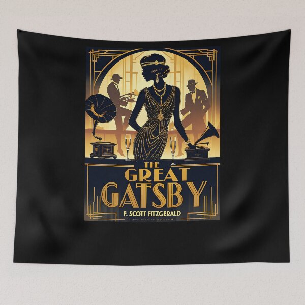 Item preview, A Vintage  Of The Great Gatsby - F. Scott Fitzgerald   Oversized designed and sold by FashionsCarria.
