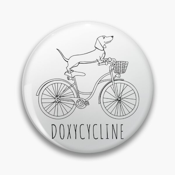 Item preview, Doxycycline Pharmacy Pun Dachshund Pharmacists Technicians Veterinary Pharmacist Gifts designed and sold by LessIsLoud.