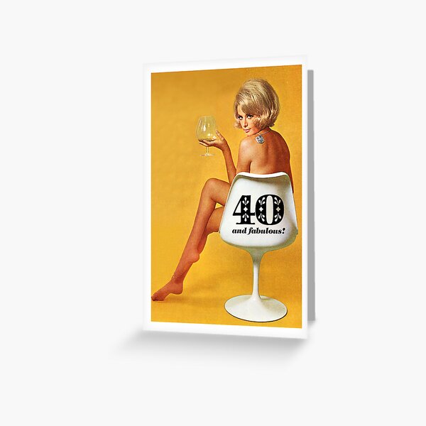 GREETING CARD HAPPY 40TH BIRTHDAY #1 Greeting Card