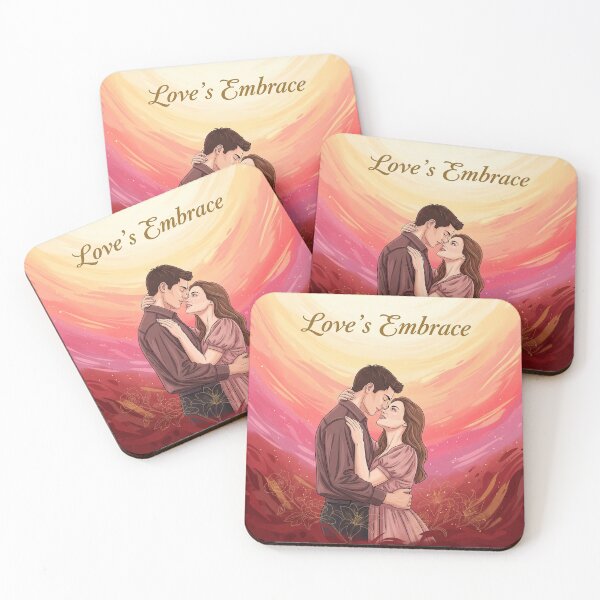 Item preview, Love’s Embrace Romantic Couple Artwork designed and sold by Owcomm.